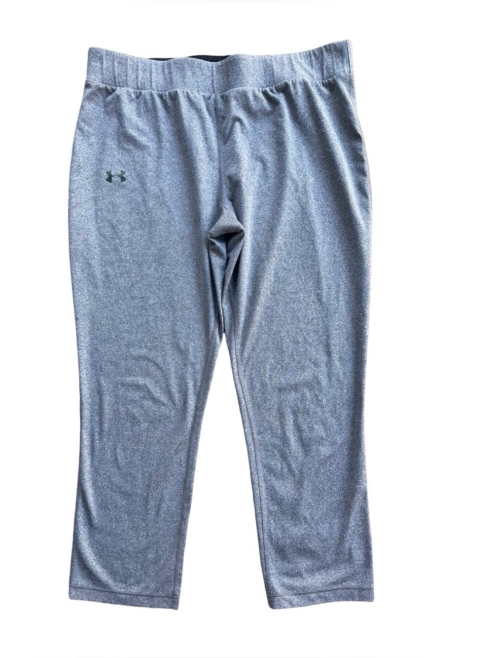 Under Armour Women's Gray Capri Leggings Size XL Athletic Yoga Running Pants UA